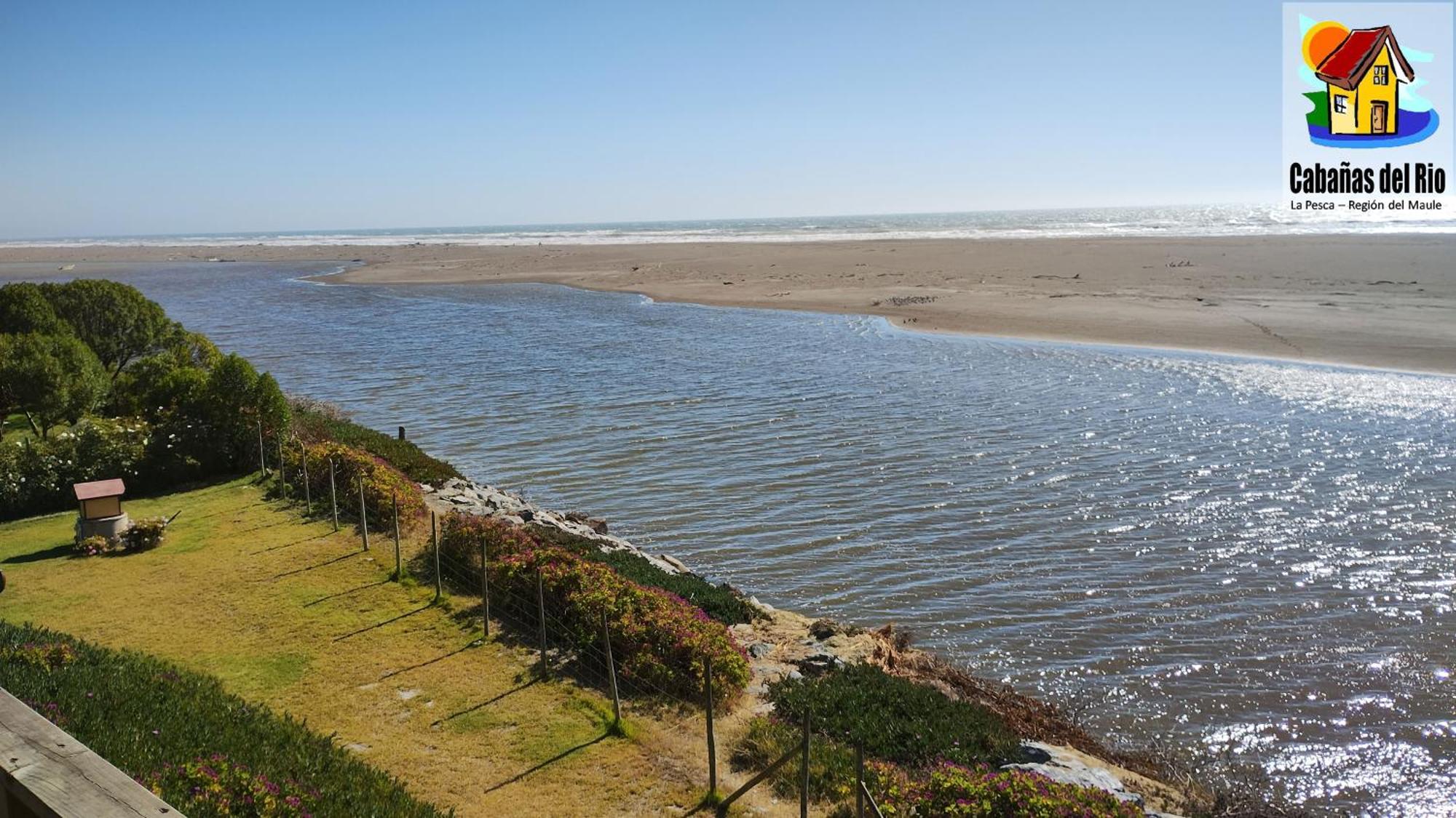 Cabanas Del Rio - La Pesca - Region Del Maule Iloca Buitenkant foto