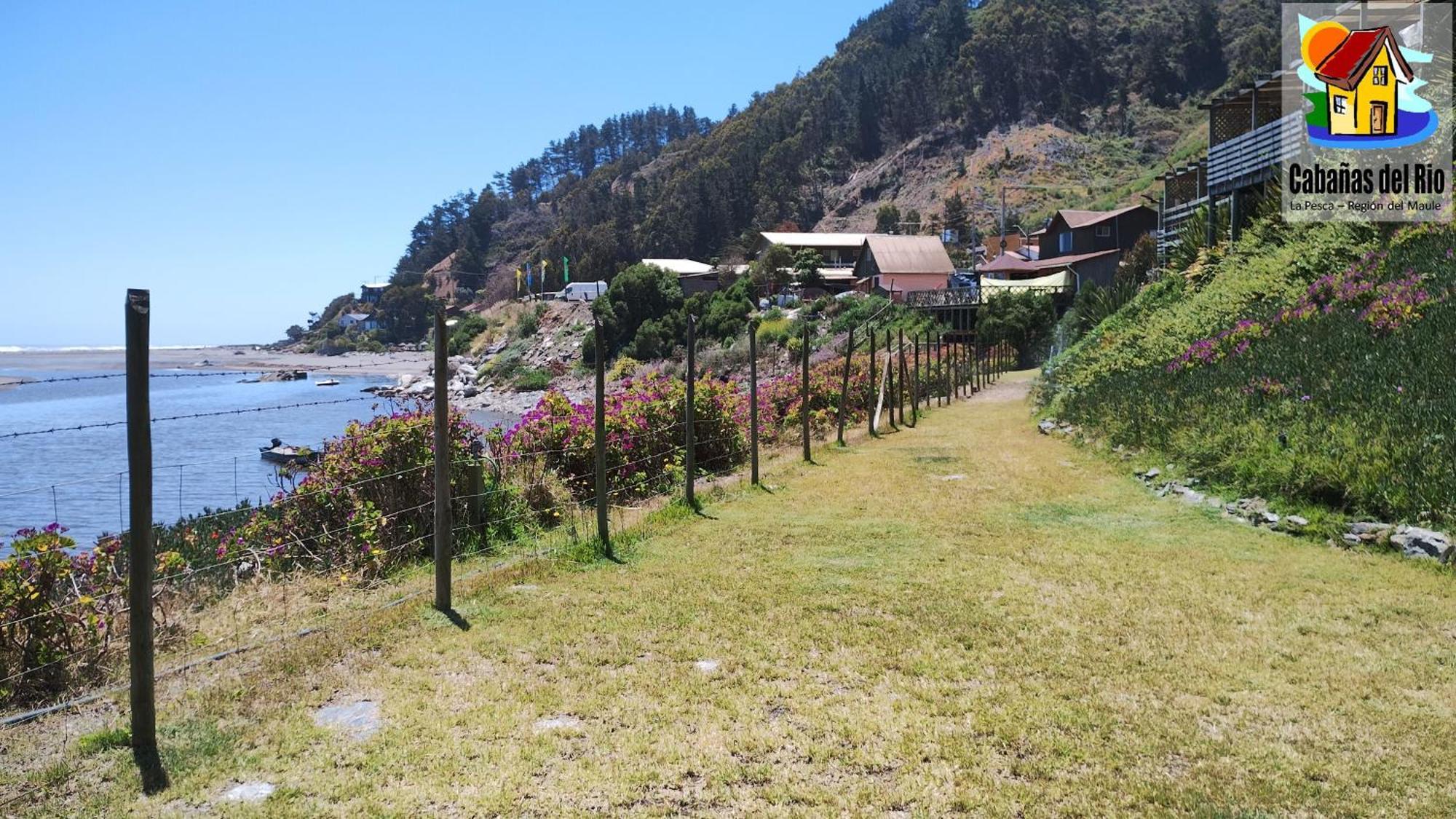 Cabanas Del Rio - La Pesca - Region Del Maule Iloca Buitenkant foto